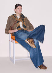 Brown Leopard Print Retro Runner