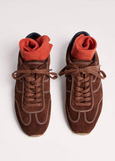 Brown Retro Runner Sneaker