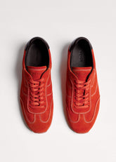 Orange Retro Runner Sneaker