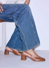 Brown Occasion Slingback
