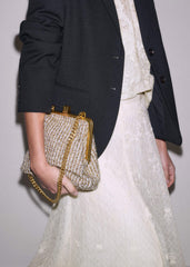 Gold Tweed AM-PM Crossbody Bag