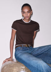 Brown Classic Round Reversible Belt