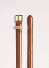 Brown Skinny Belt