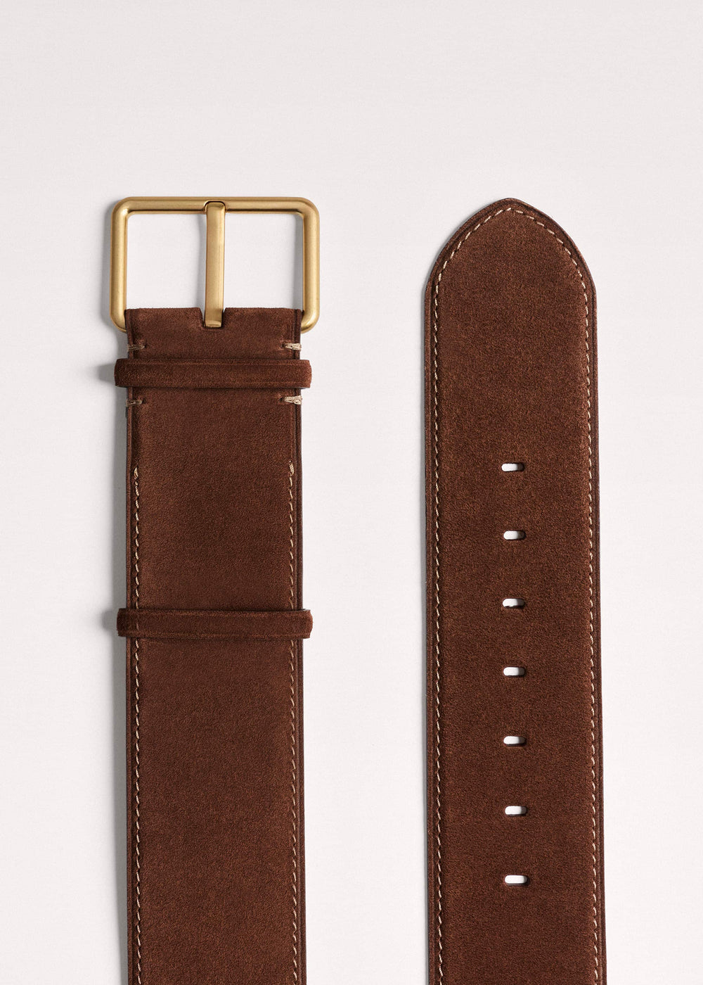 Brown Extra Wide Waisted Belt