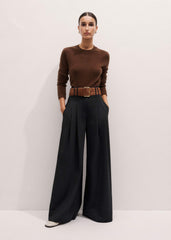 Brown Extra Wide Waisted Belt