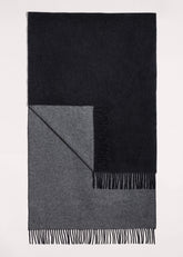 Gray Cashmere Blend Travel Scarf