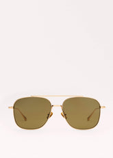 Olive Aviator Sunglasses