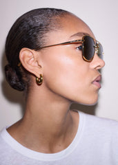 Olive Aviator Sunglasses