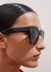 Black D Frame Sunglasses