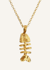 Gold Silhouette Of Summer Necklace