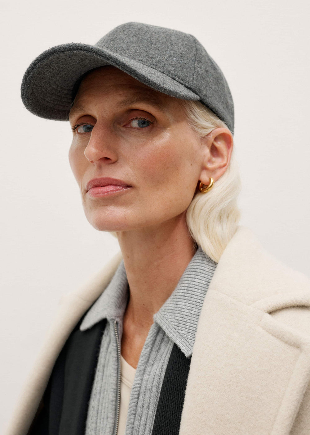 Gray Baseball Cap