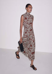 Cinnamon Rising Wildflowers Print Fit + Flare Maxi Dress