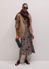 Cinnamon Rising Wildflowers Print Fit + Flare Maxi Dress