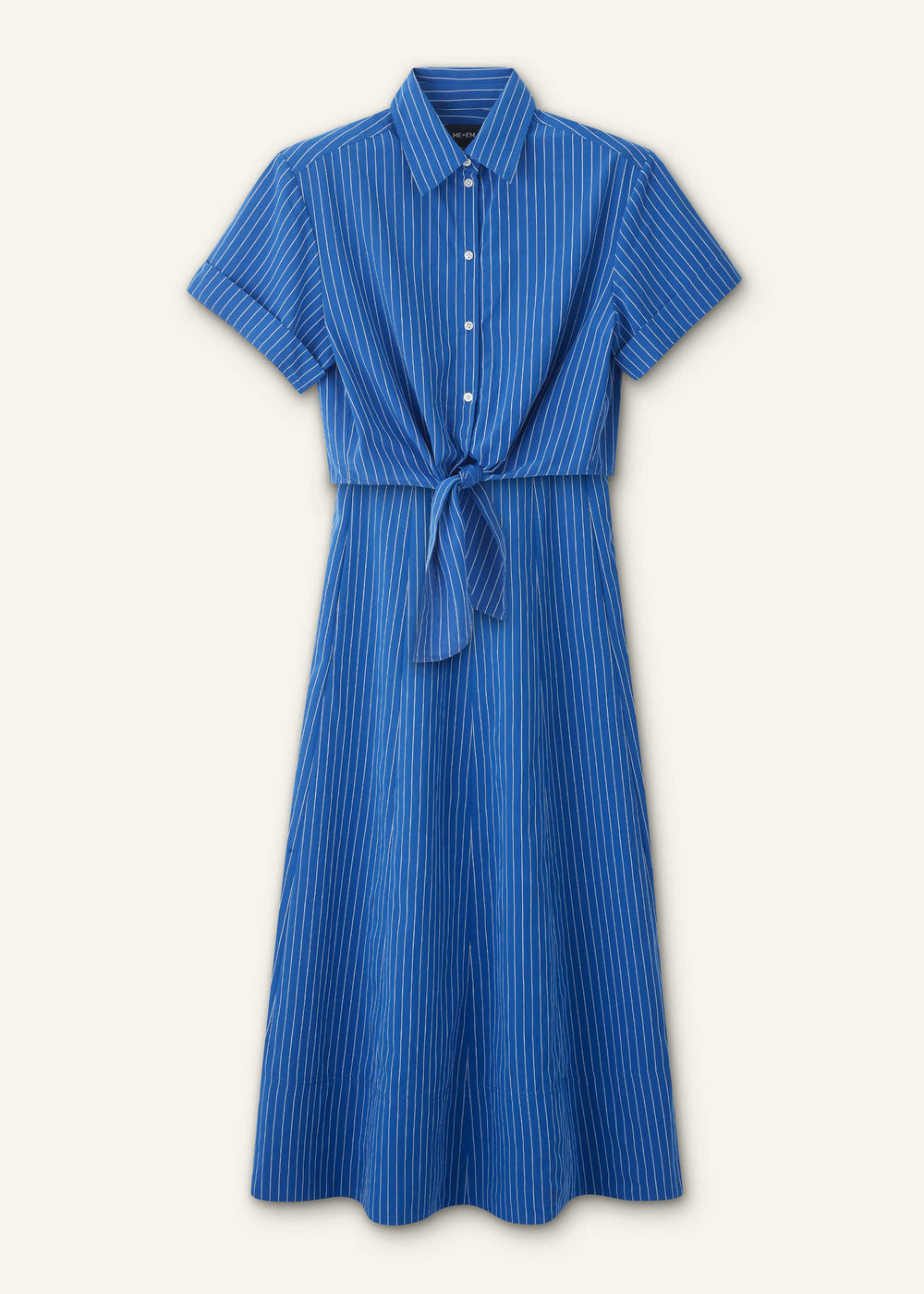 Blue 2-In-1 Fit + Flare Maxi Dress