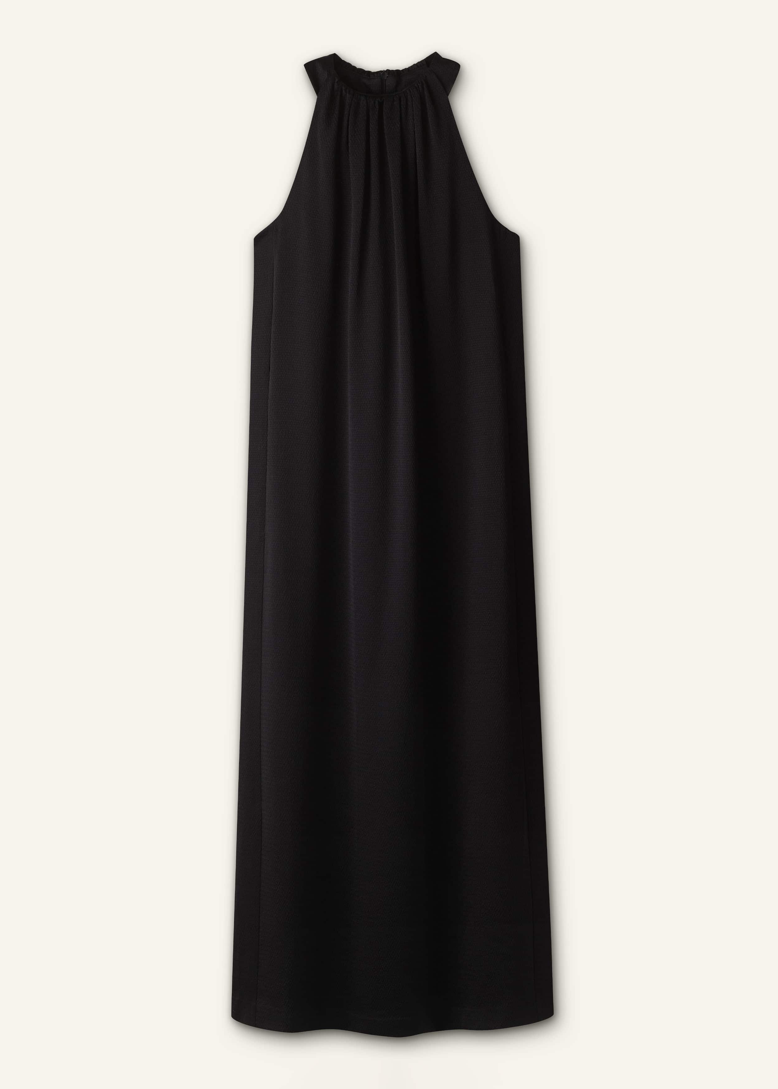 Black Halterneck Maxi Dress