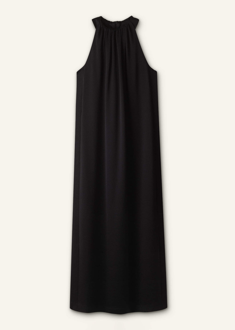Black Halterneck Maxi Dress