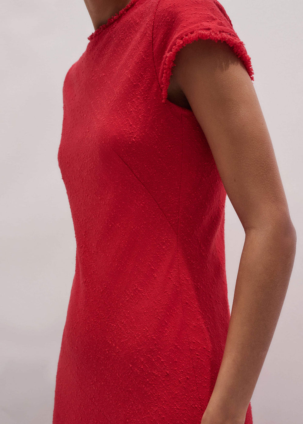 Red Bias Cut AM-PM Maxi Dress