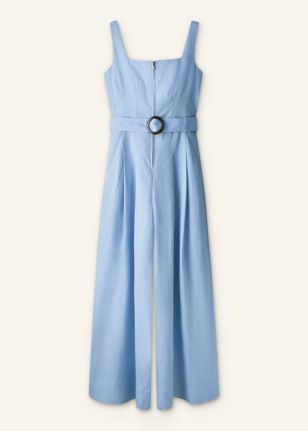 Blue Wide-Leg Jumpsuit