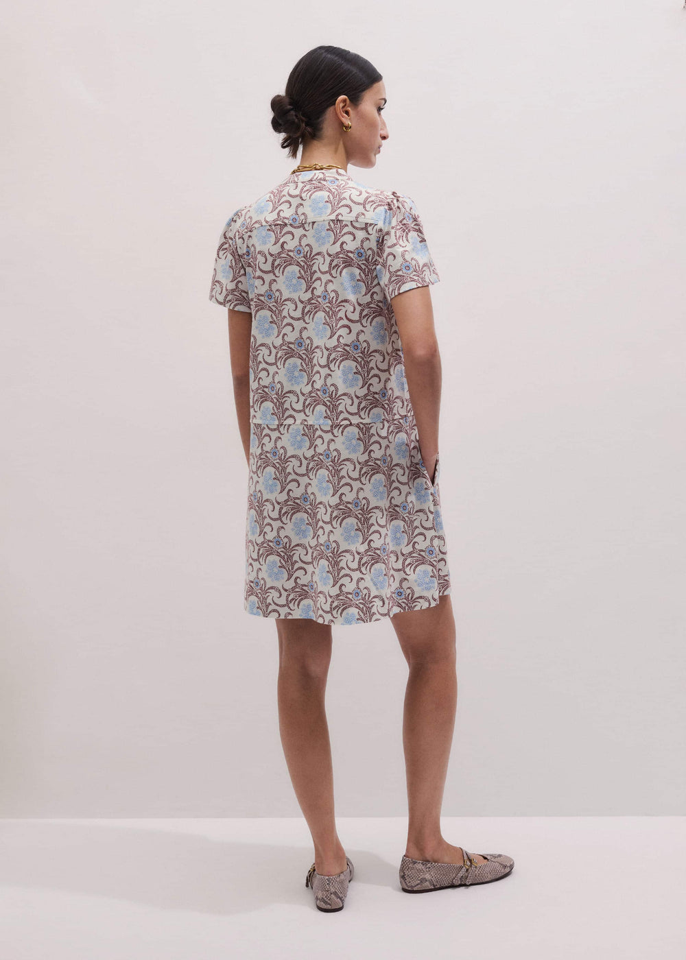 Cream Summer Swing Dress