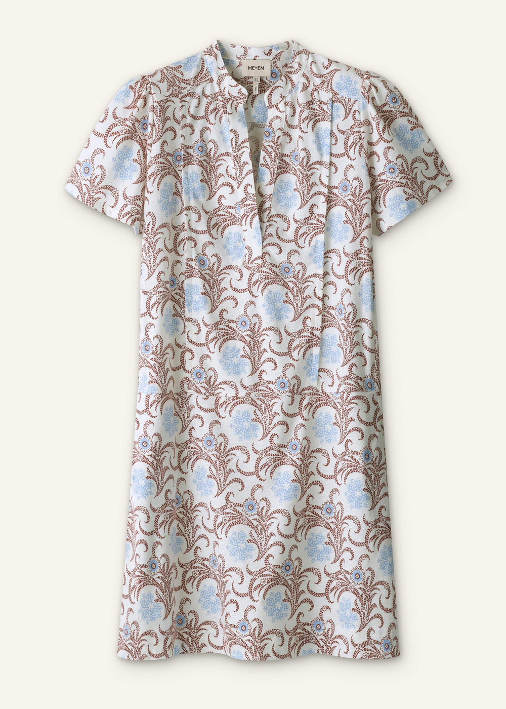 Cream Summer Swing Dress