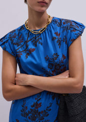 Blue Short Swing Dress