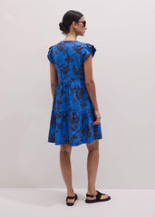 Blue Short Swing Dress