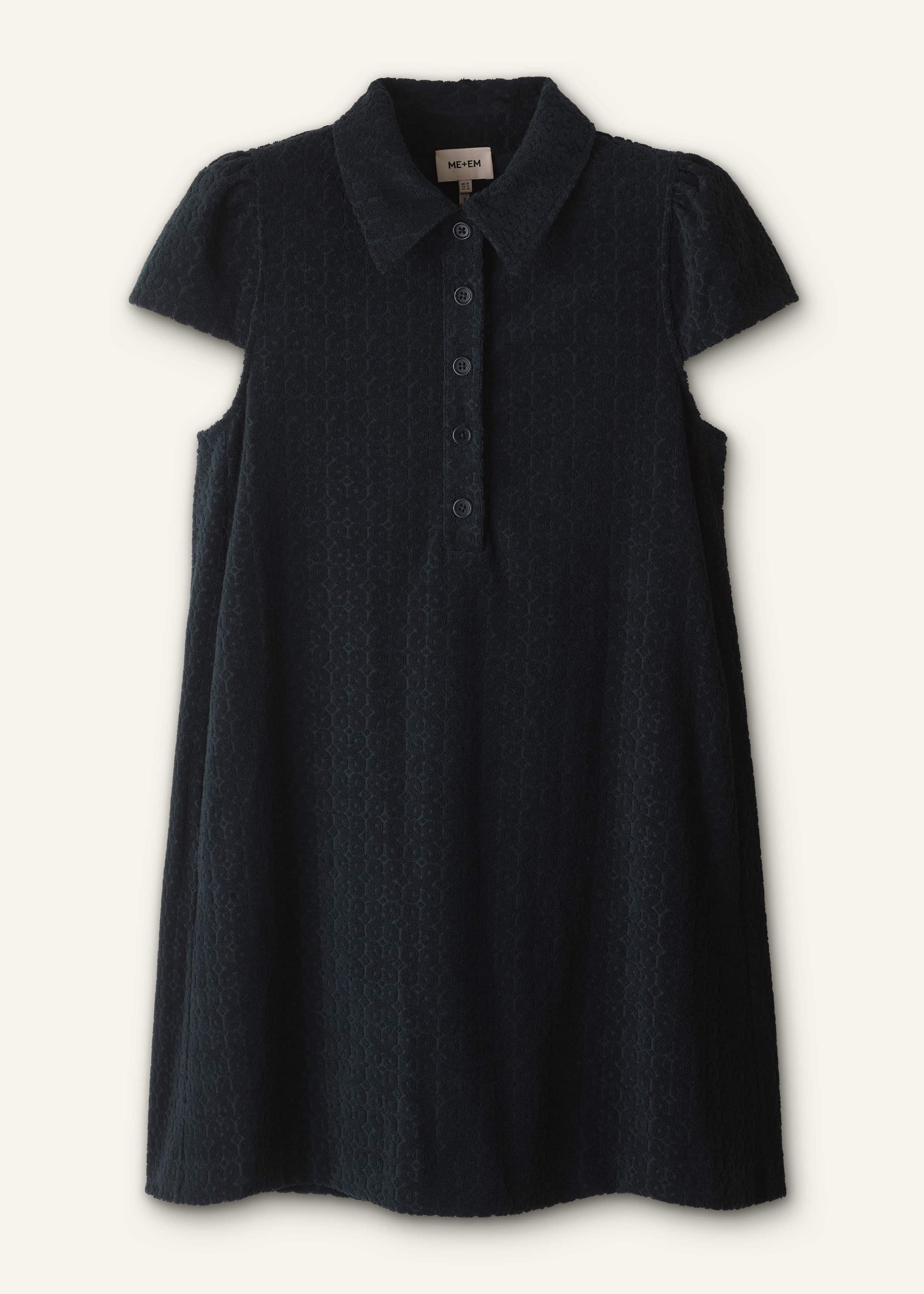 Navy Mini Swing Dress