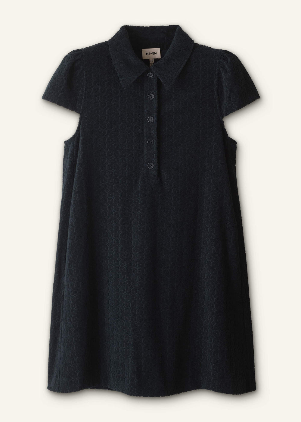 Navy Mini Swing Dress