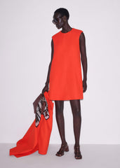 Orange Swing Mini Dress