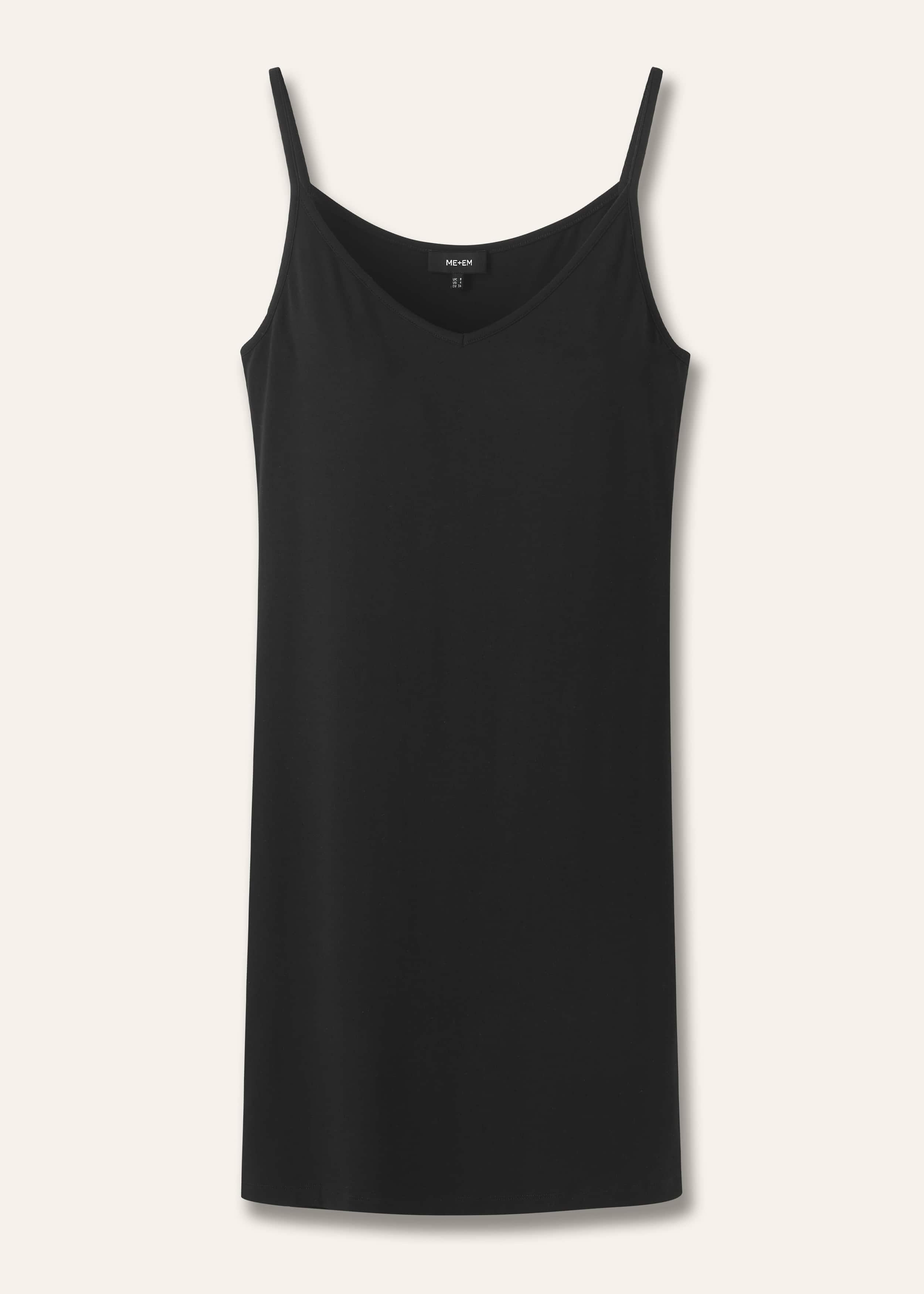 Black Fashion First Aid Slip Dress