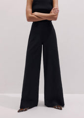 Black Wide-Leg Pant