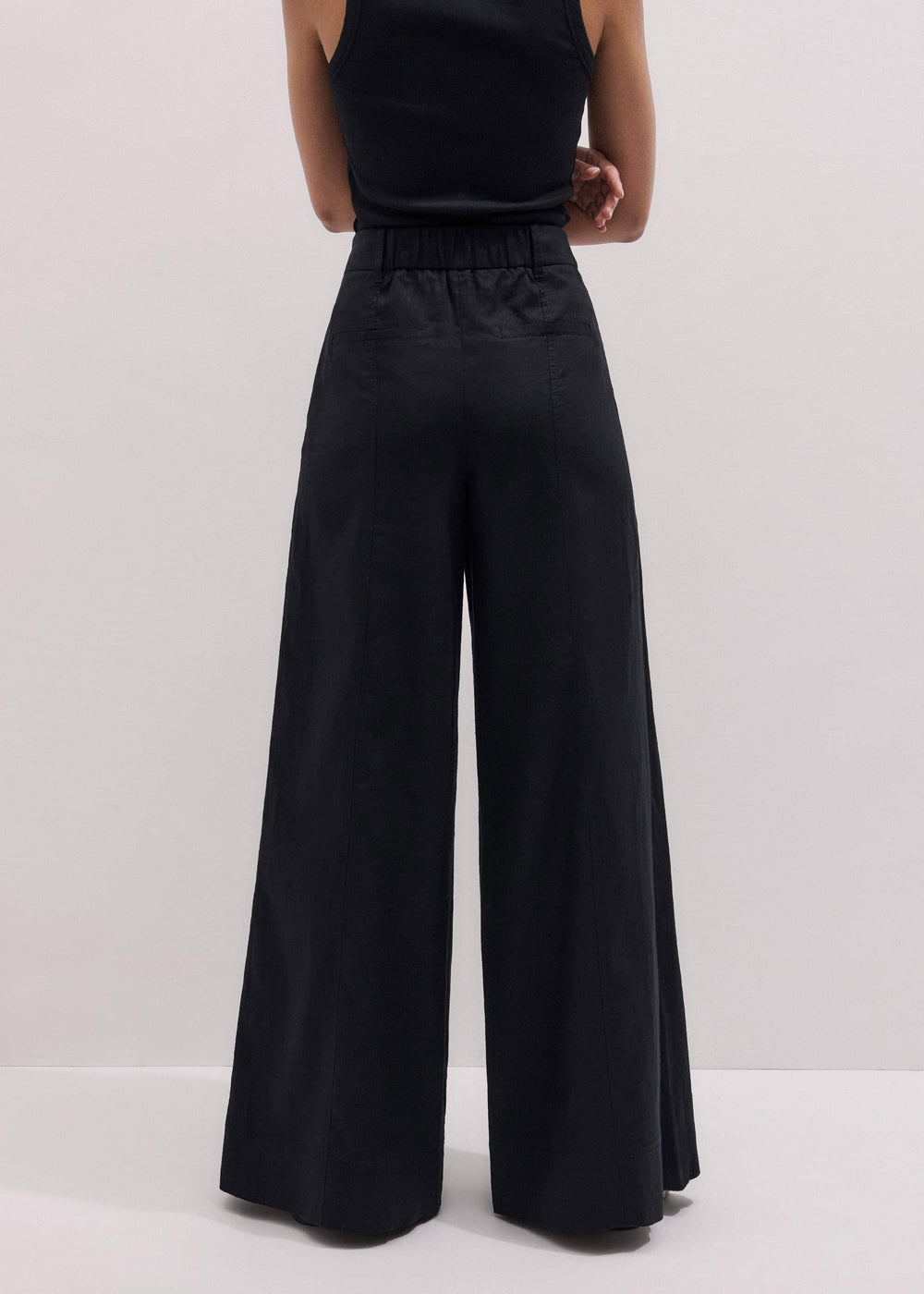 Black Wide-Leg Pant