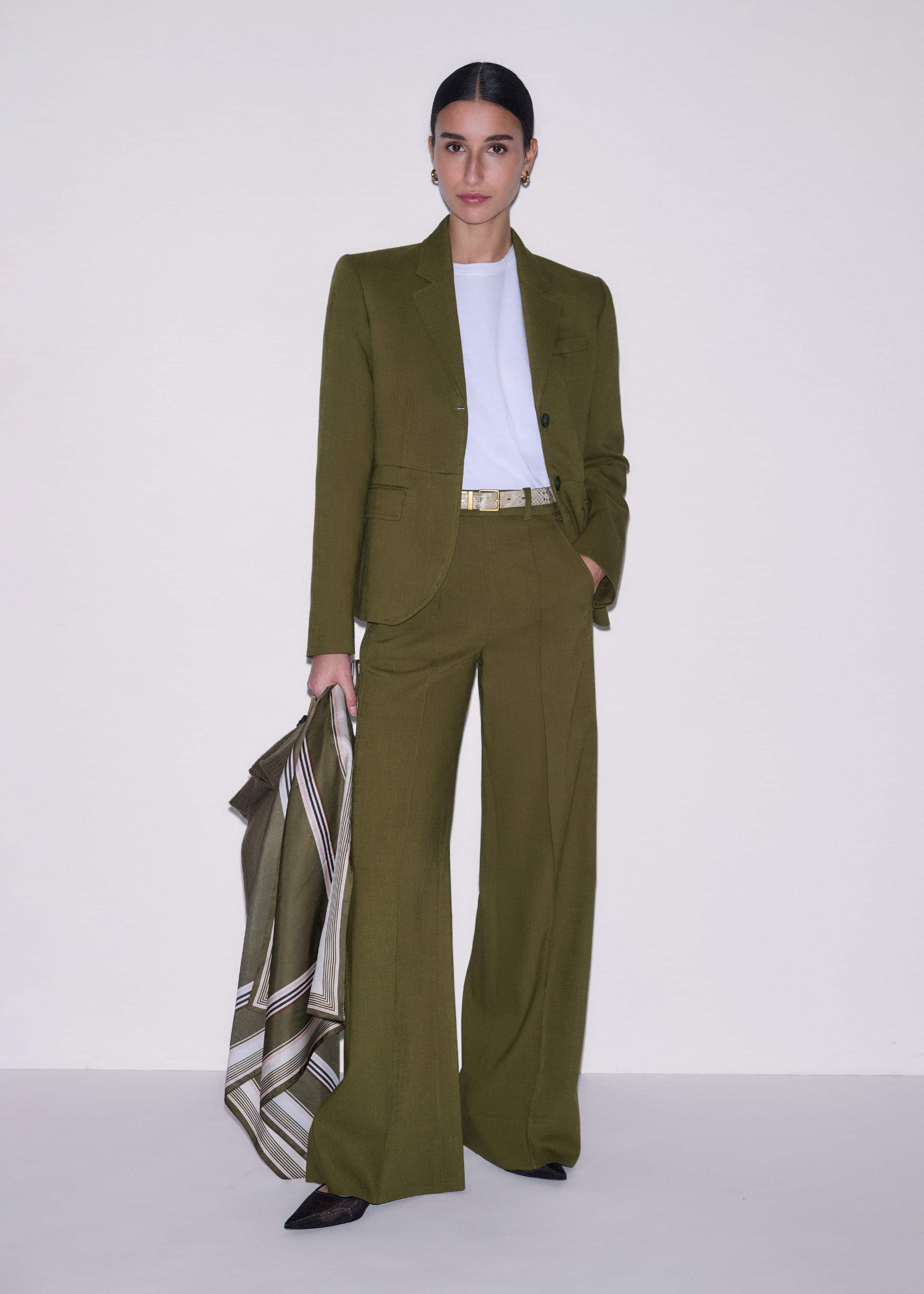 Olive Green Forever Wide-Leg Pant