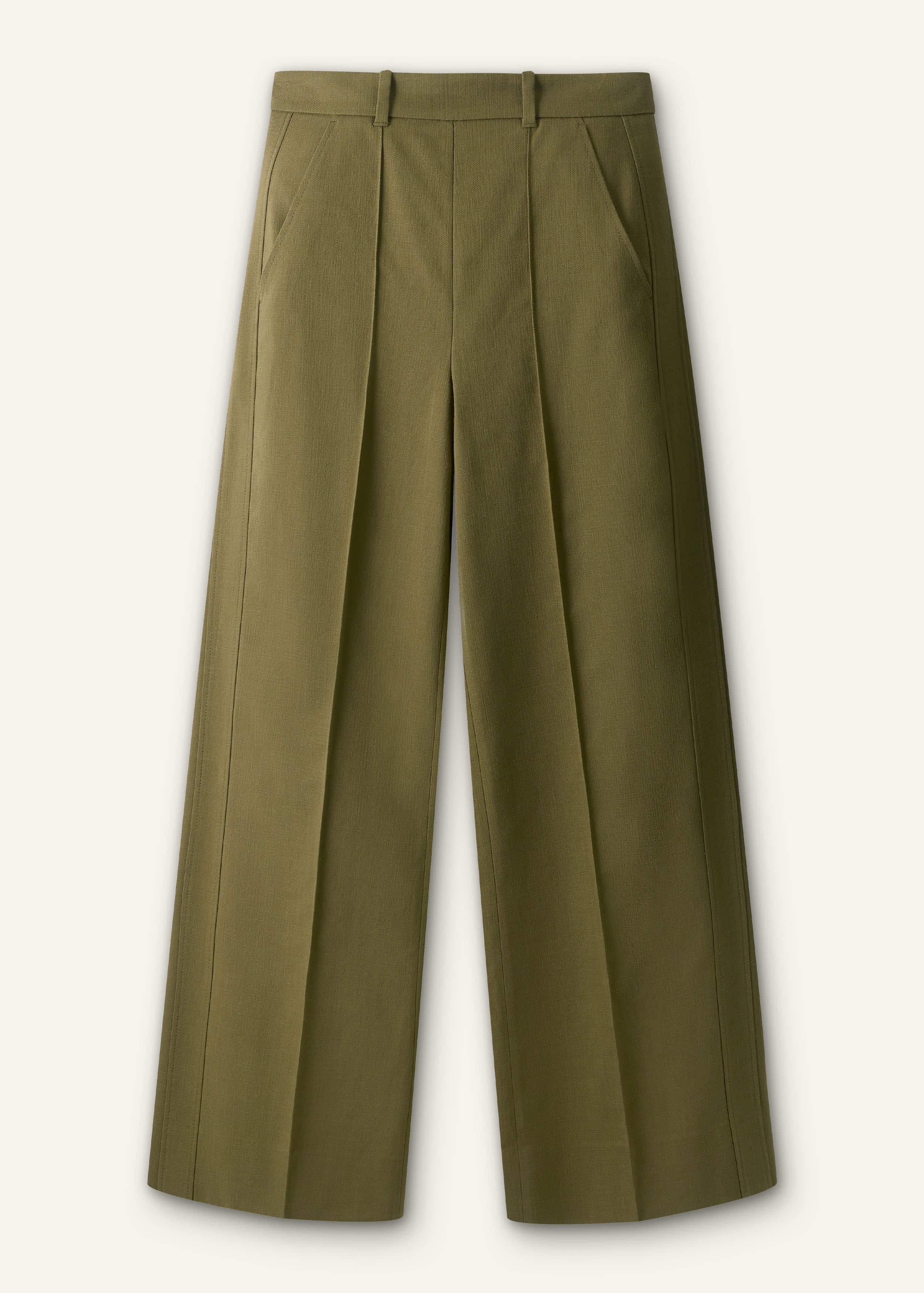 Olive Green Forever Wide-Leg Pant