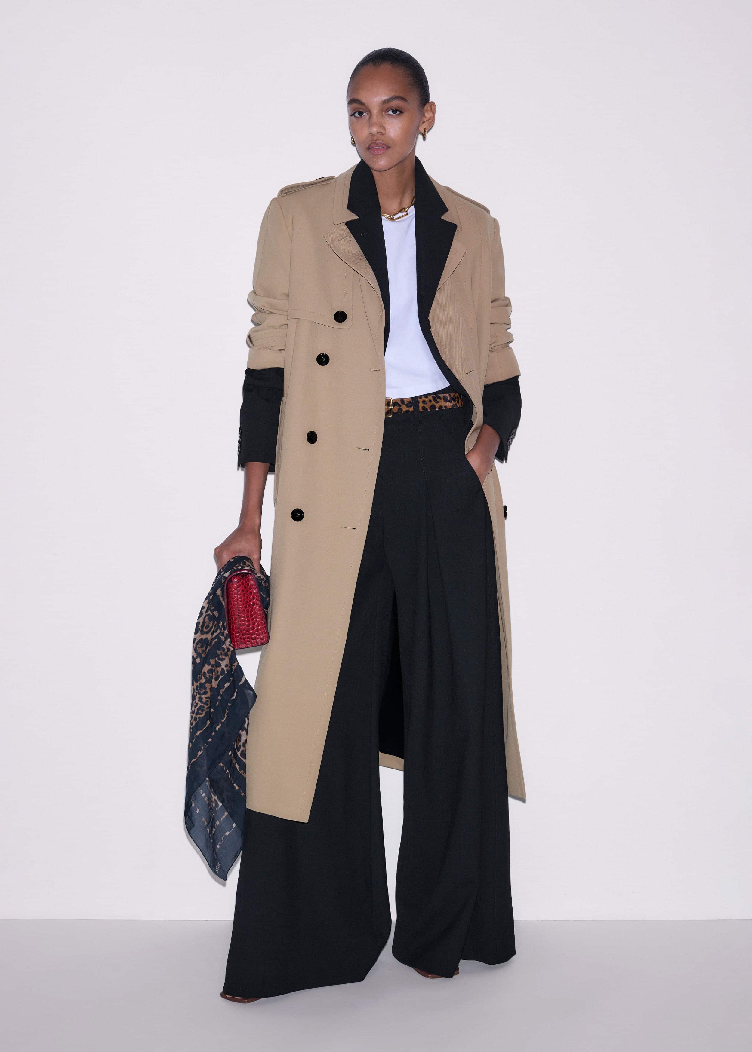 Black Very Wide-Leg Pant