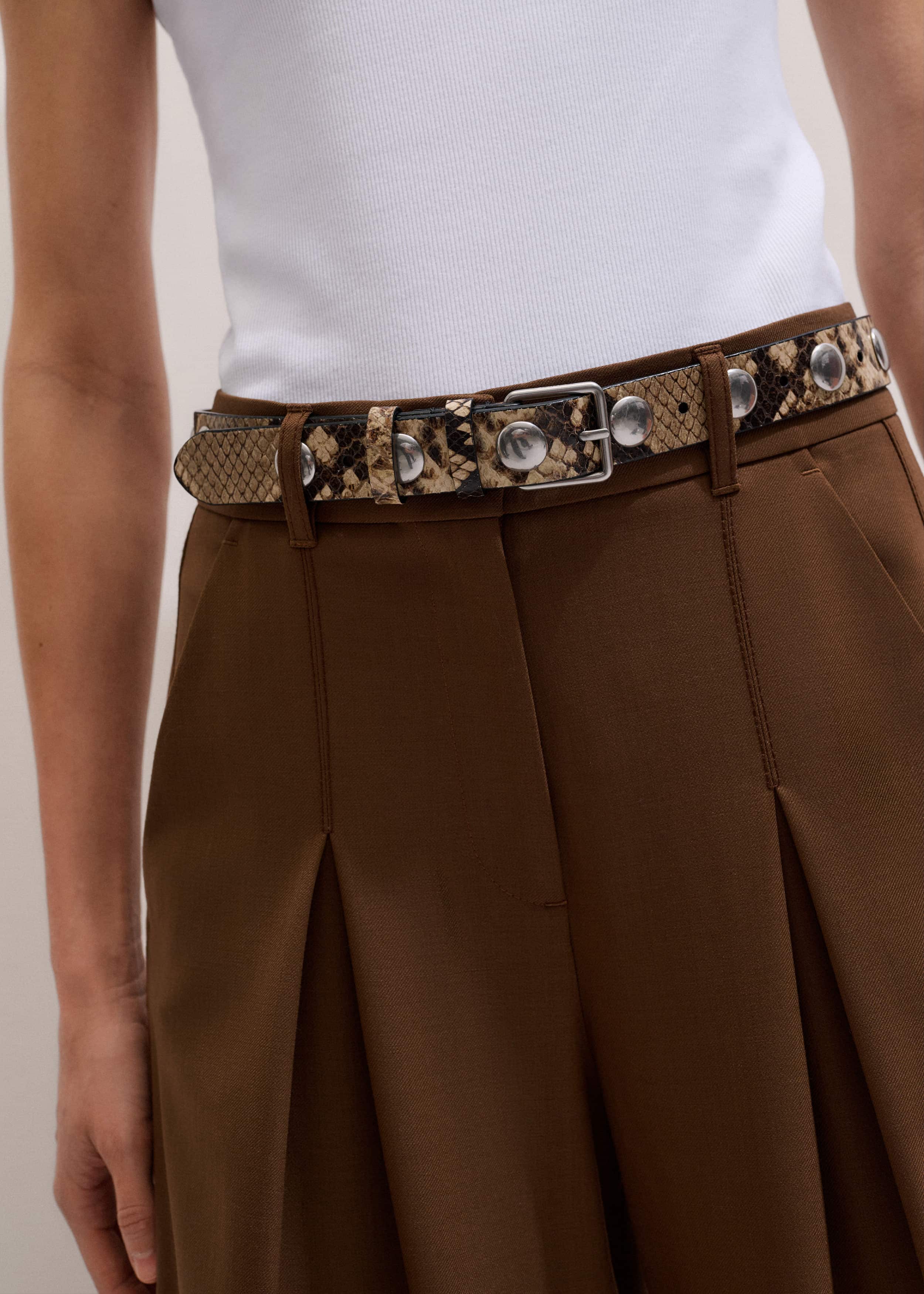 Walnut Brown Ultimate Very Wide-Leg Pant
