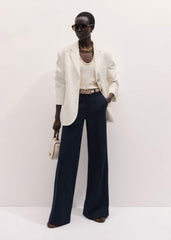 Navy Luxe Travel Tailoring Man Pant