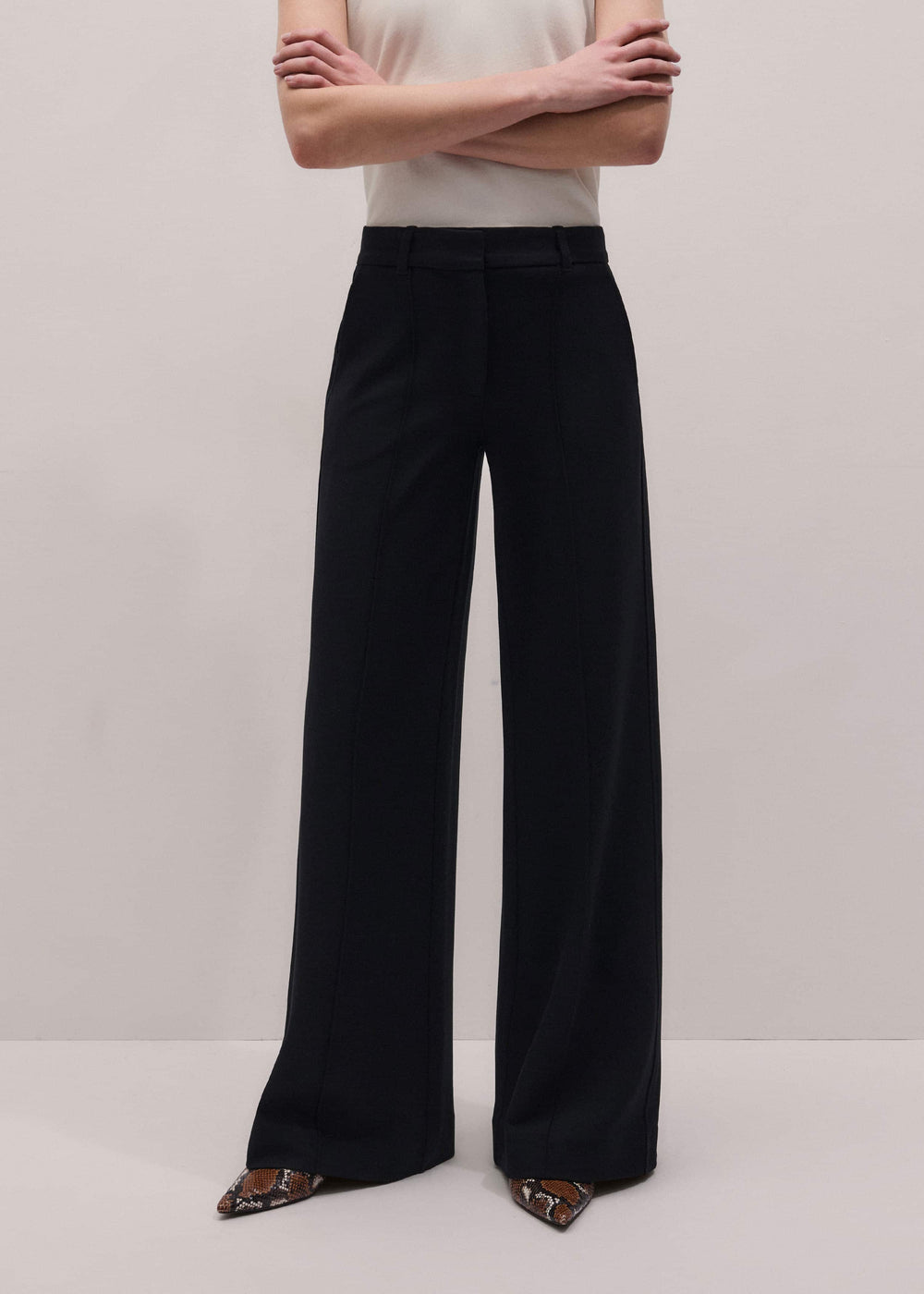 Black Luxe Travel Tailoring Man Pant