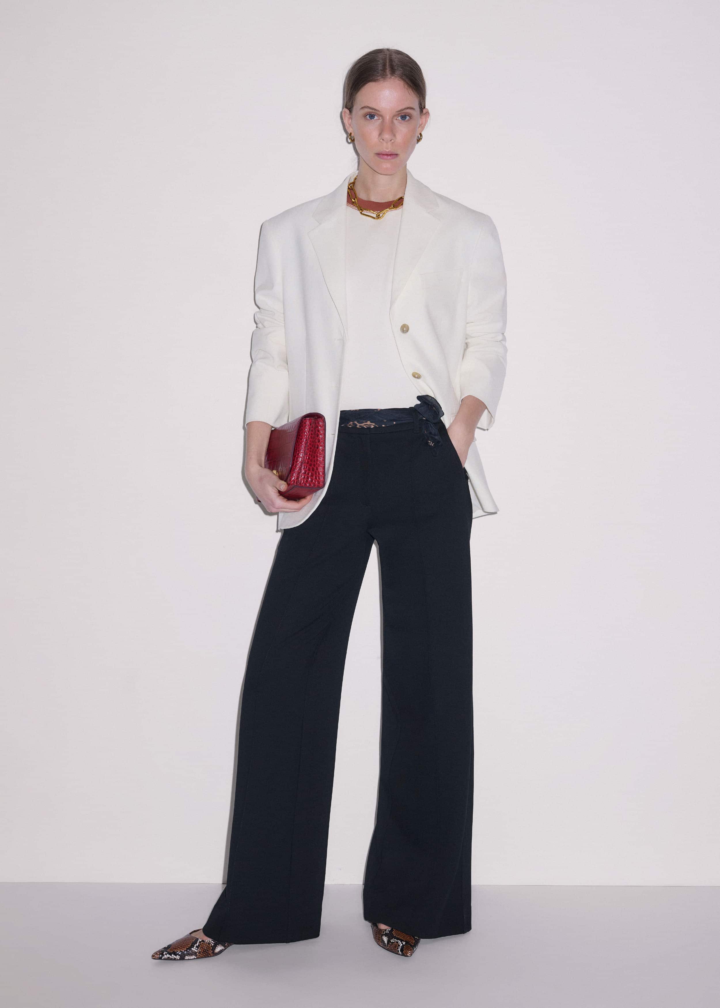 Black Luxe Travel Tailoring Man Pant