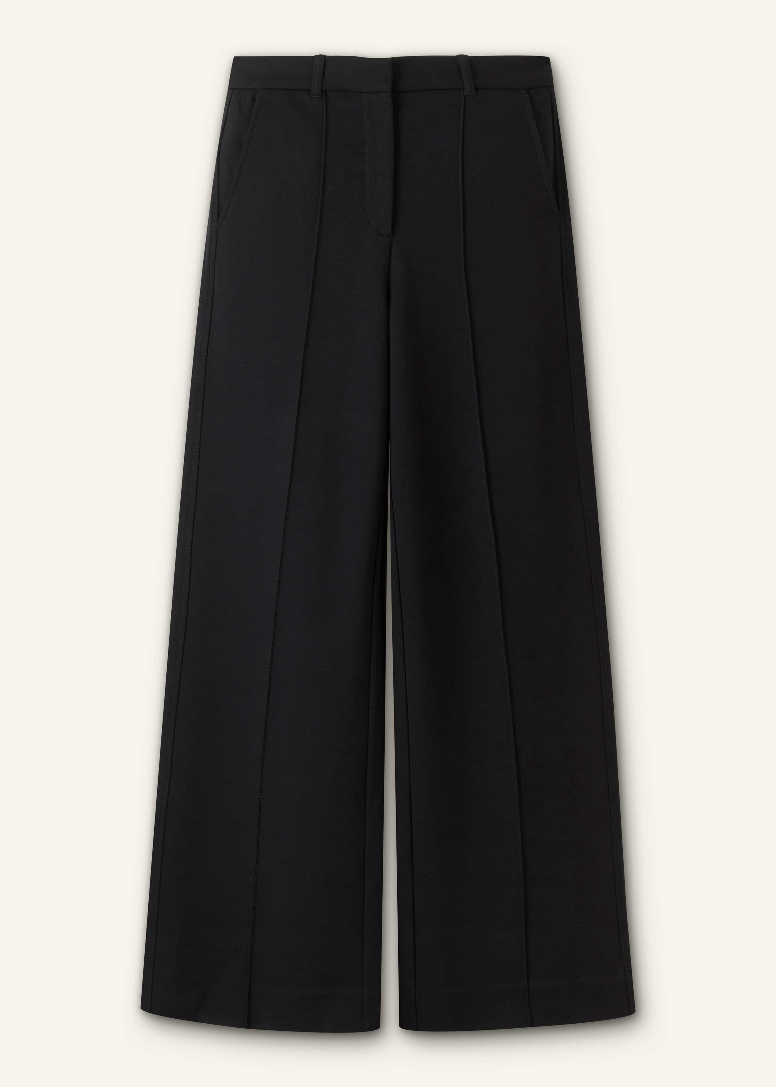 Black Luxe Travel Tailoring Man Pant