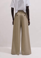 Sand Very Wide-Leg Pant