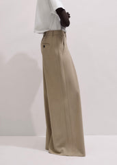 Sand Very Wide-Leg Pant