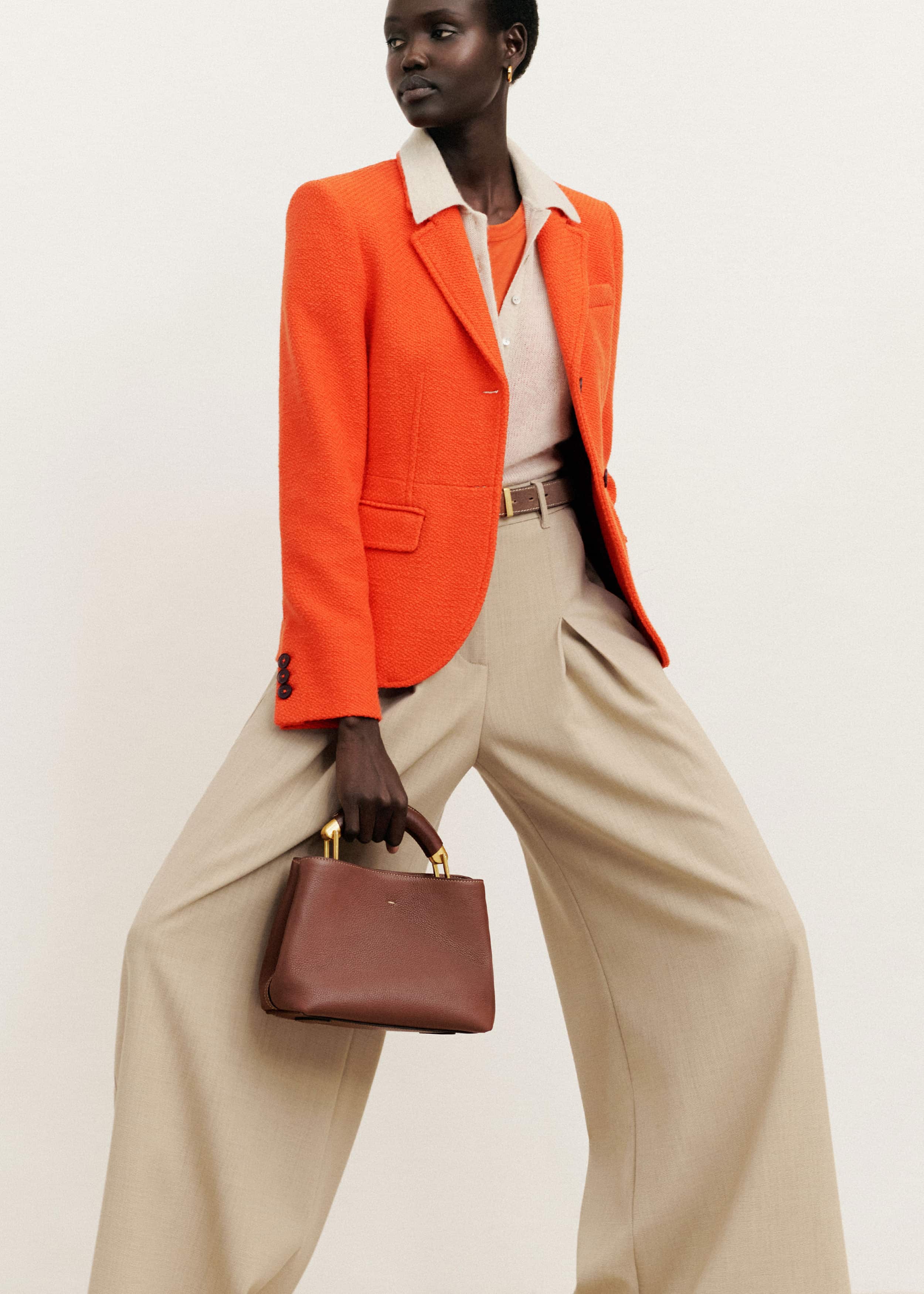 Sand Very Wide-Leg Pant