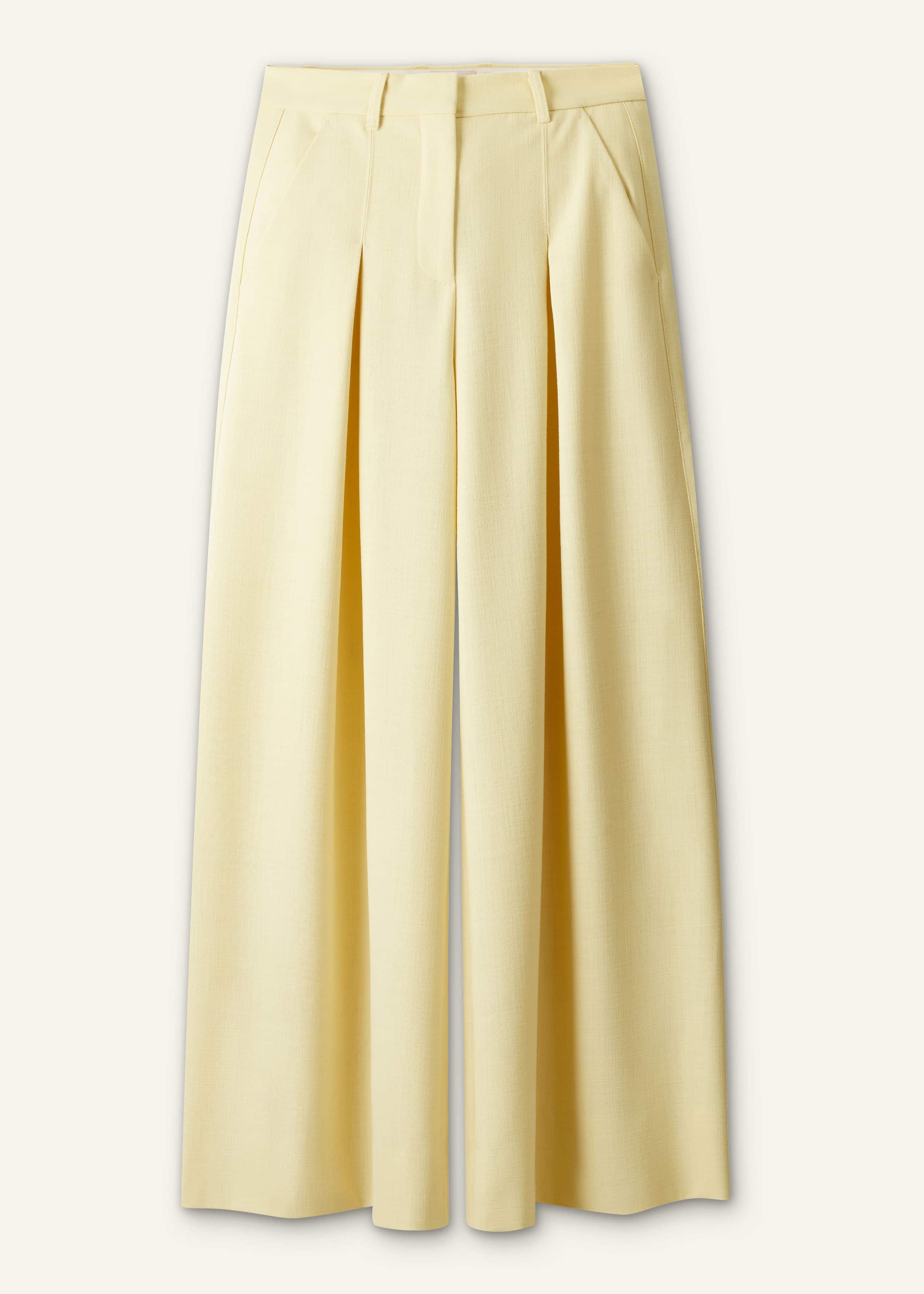 Yellow Very Wide-Leg Pant