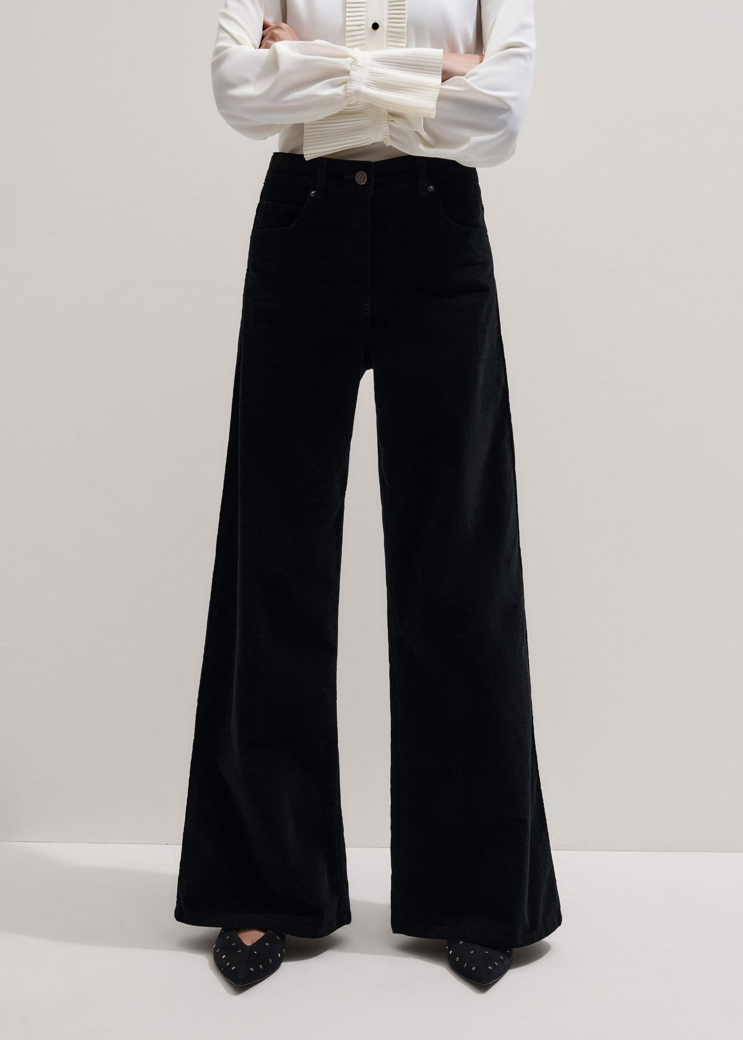 Black Ultimate Wide-Leg Pant