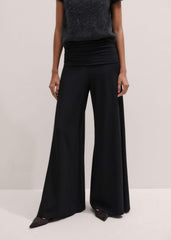 Black Super Wide Palazzo Pant