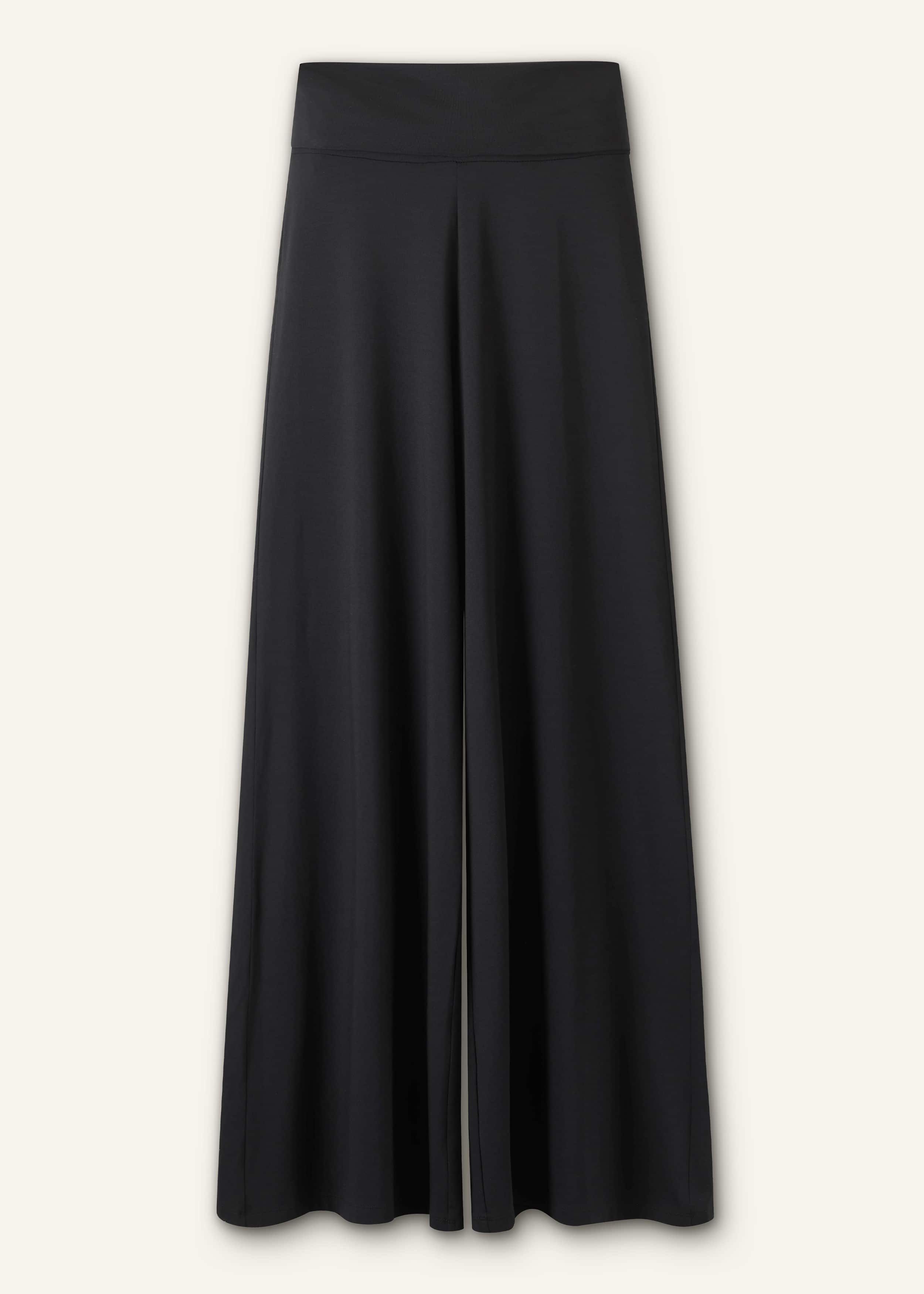 Black Super Wide Palazzo Pant