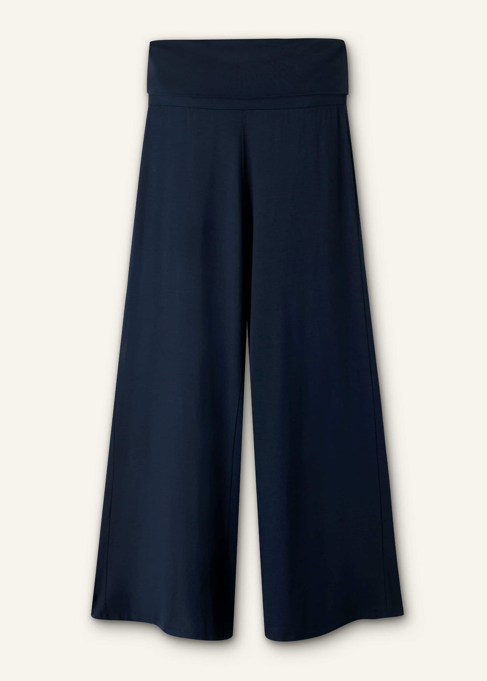 Crop Palazzo Pant - Dark Navy Travel Pants |Vacation Shop