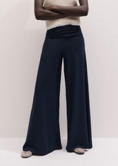 Navy Super Wide Palazzo Pant