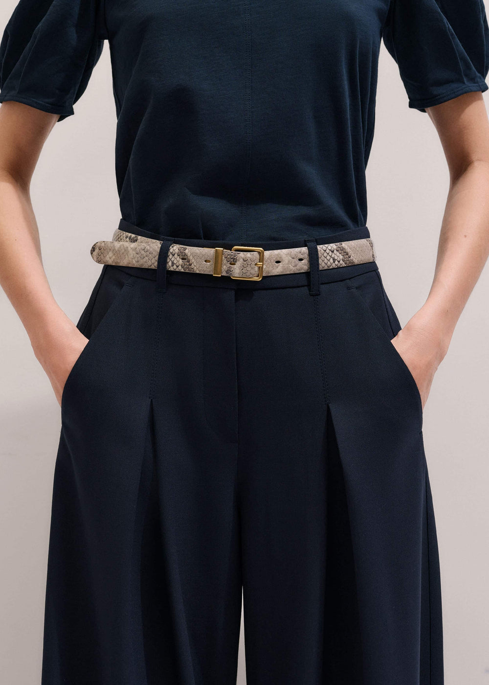 Navy Ultimate Very Wide-Leg Pant